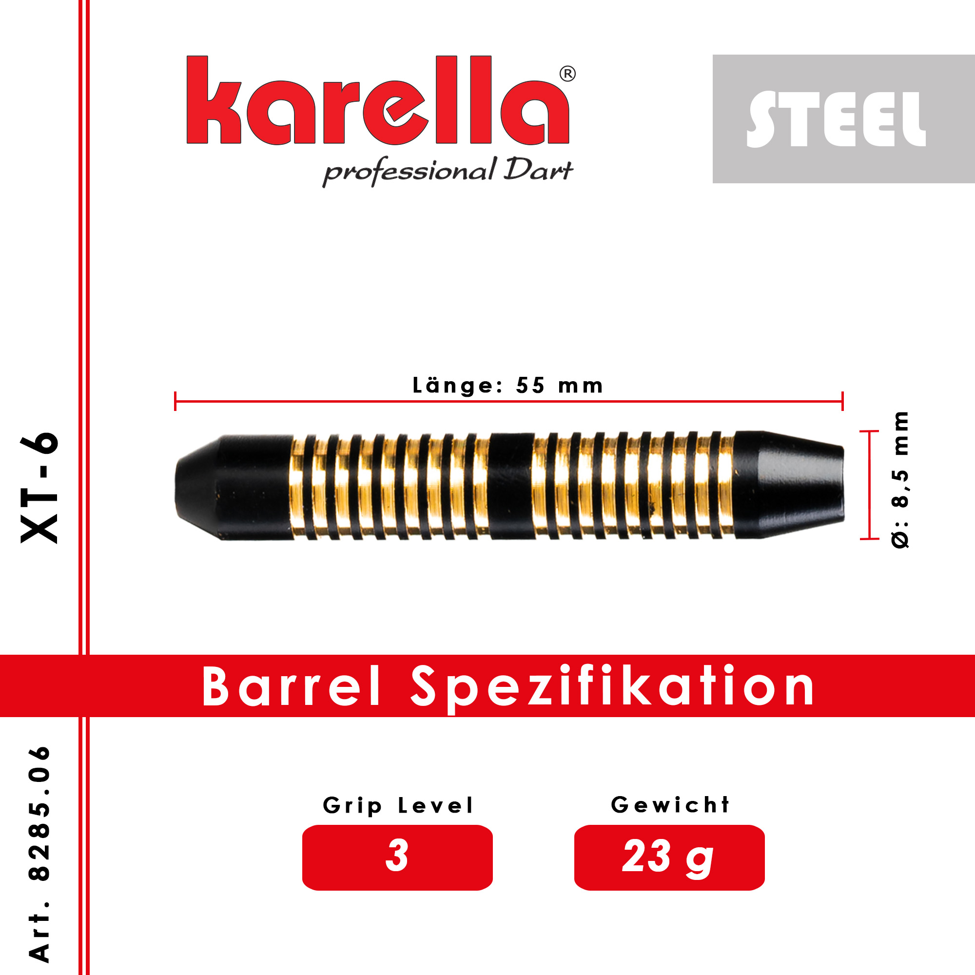 Karella - Steeldart XT-6 23 gr. – Bild 5