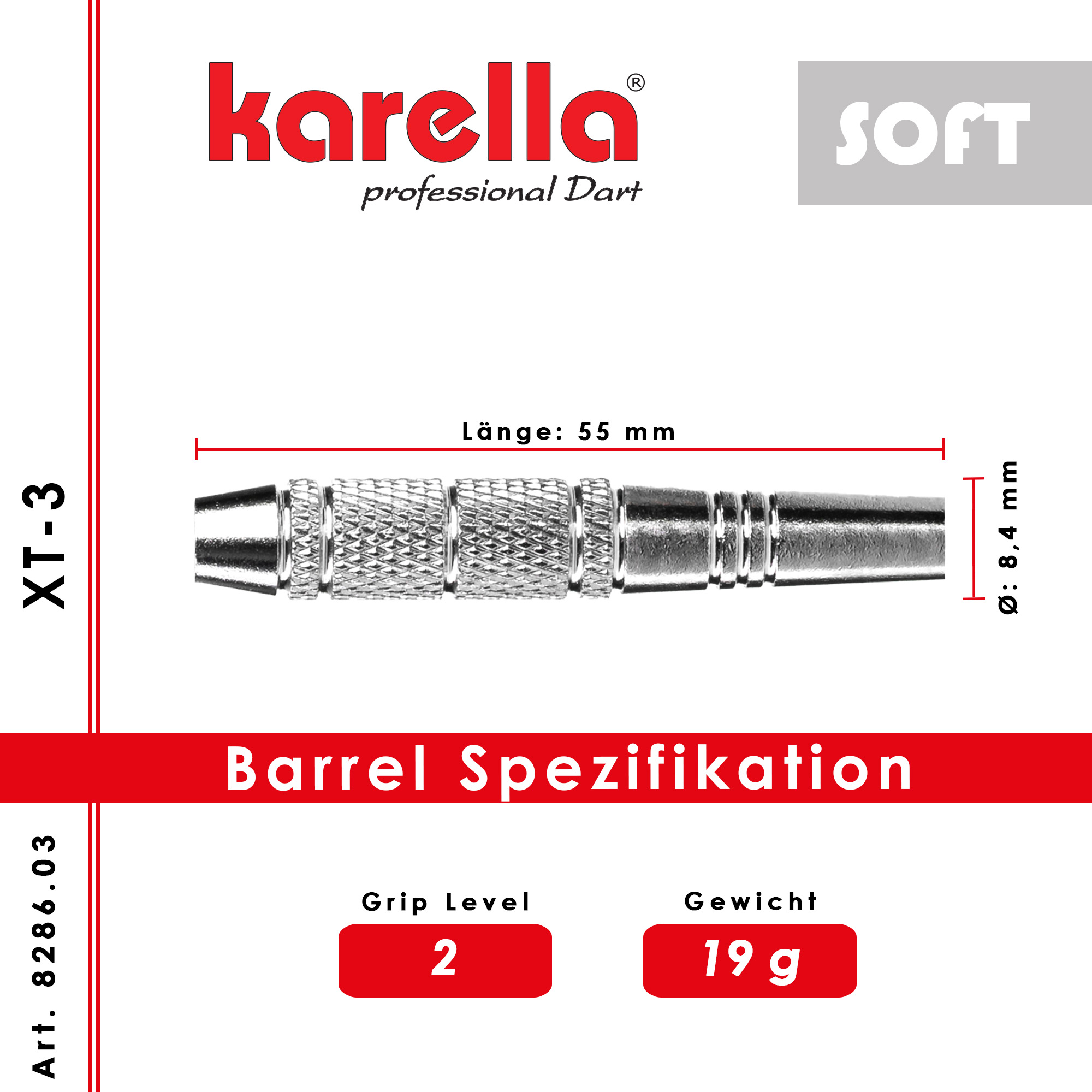 Karella - Softdart XT-3 19 gr. – Bild 5