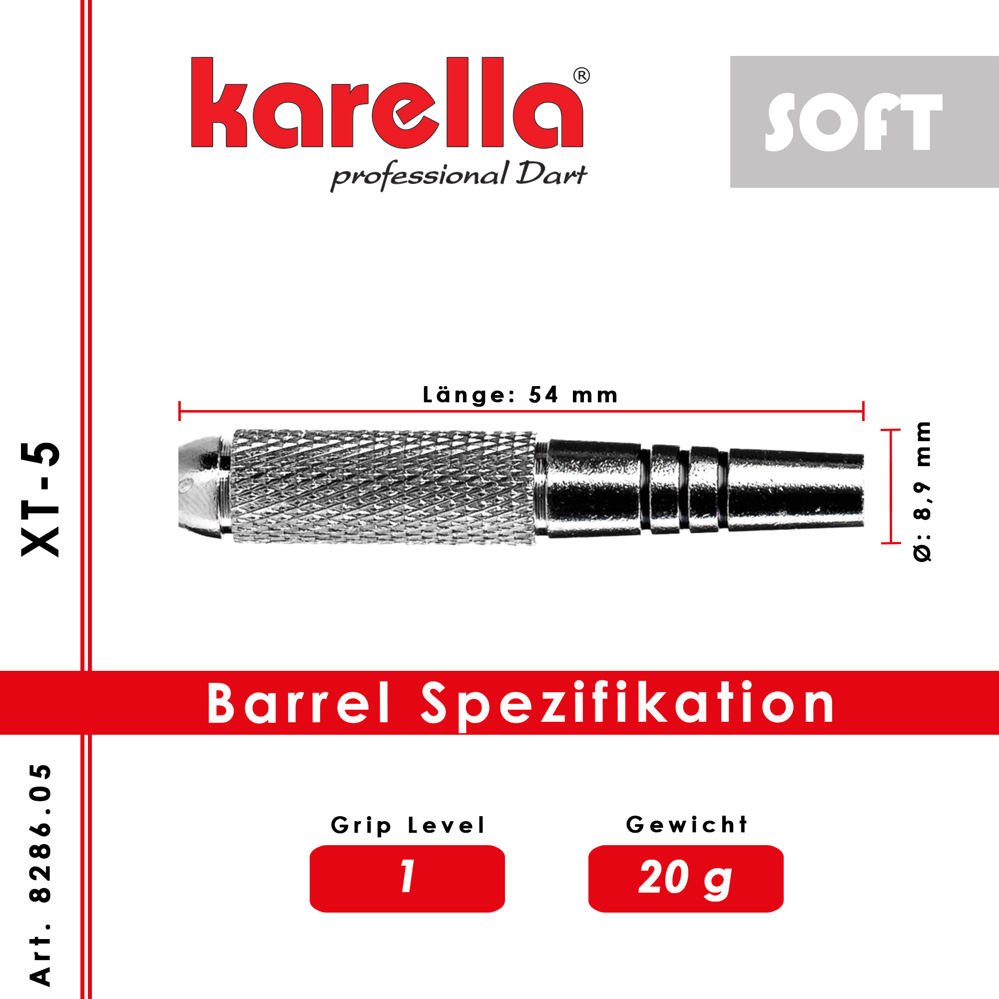 Karella - Softdart XT-5 20 gr. – Bild 5