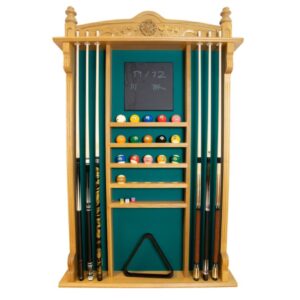 Queuehalter, für 6 Billardqueues Wall Rack, eiche