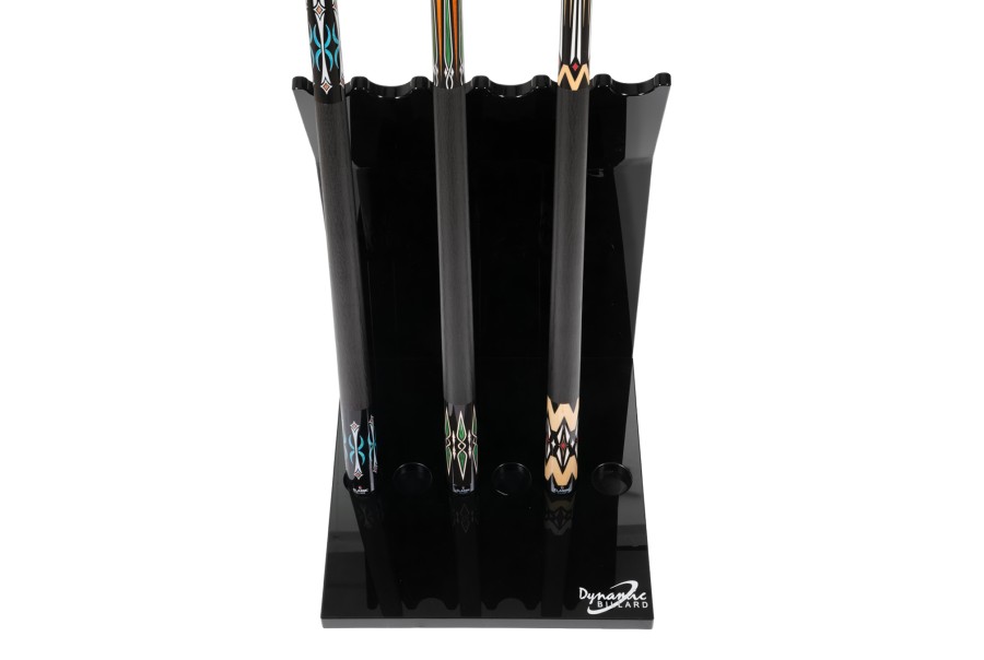 Queueständer, Dynamic Club für 6 Queues, Acrylglas, glänzend schwarz – Bild 3