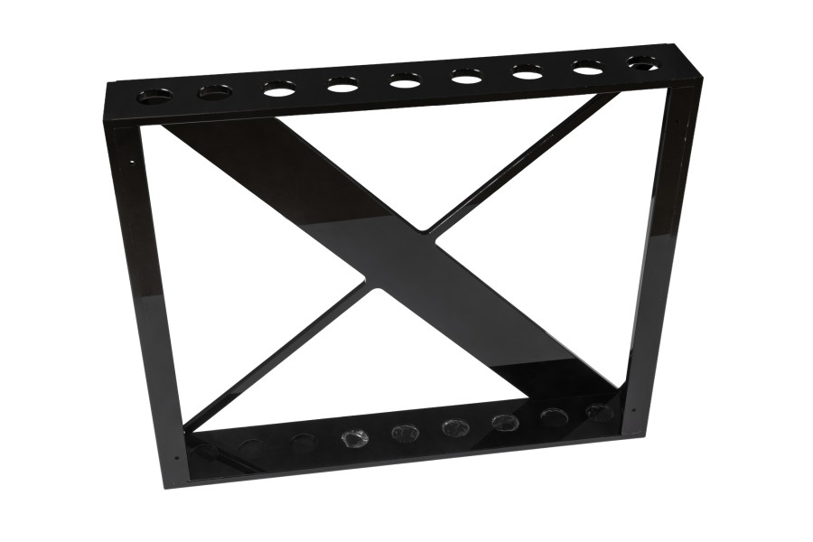 Queueständer, Dynamic Club II für 9 Queues, Acrylglas, glänzend schwarz – Bild 3