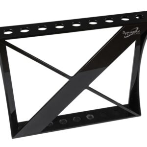 Queueständer, Dynamic Club II für 9 Queues, Acrylglas, glänzend schwarz