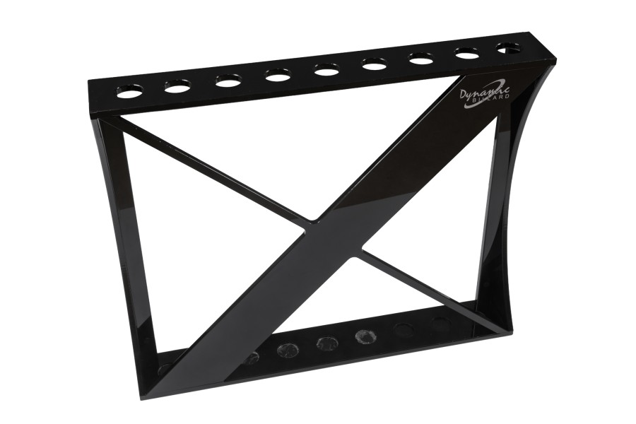 Queueständer, Dynamic Club II für 9 Queues, Acrylglas, glänzend schwarz