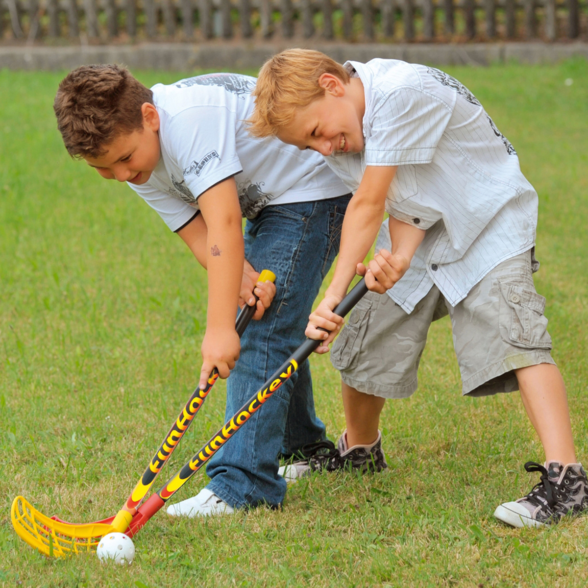 Bandito - FunHockey Schläger 2 x 2er Set + Pop up Tor Set Mini – Bild 2
