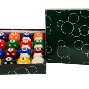 Billardkugelset, Classic Pool-Design, Sondergröße, 50,8 mm