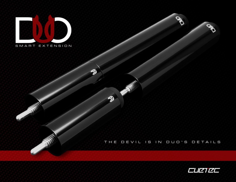 Queueverlängerung, Cuetec Duo Extensions, metallic-schwarz – Bild 5