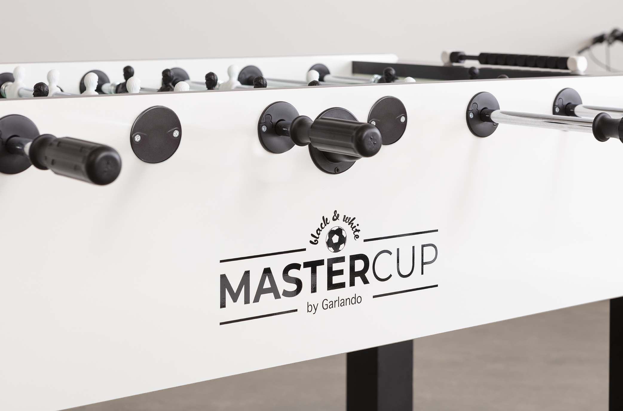 Garlando - Tischkicker MasterCup Black & White SA – Bild 7