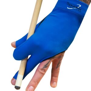 Halbfingerhandschuh, Dynamic Premium, 3-Finger, schwarz/blau, für linke Hand, L&XL