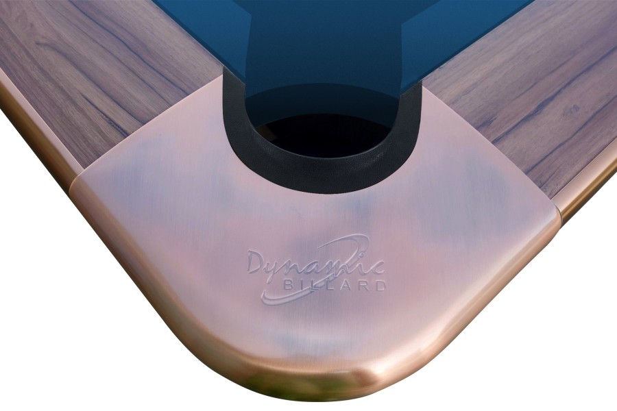 Billardtisch, Pool, Dynamic III, 9 ft. (Fuß), modern-braun, gebraucht, Simonis 860 grau – Bild 7