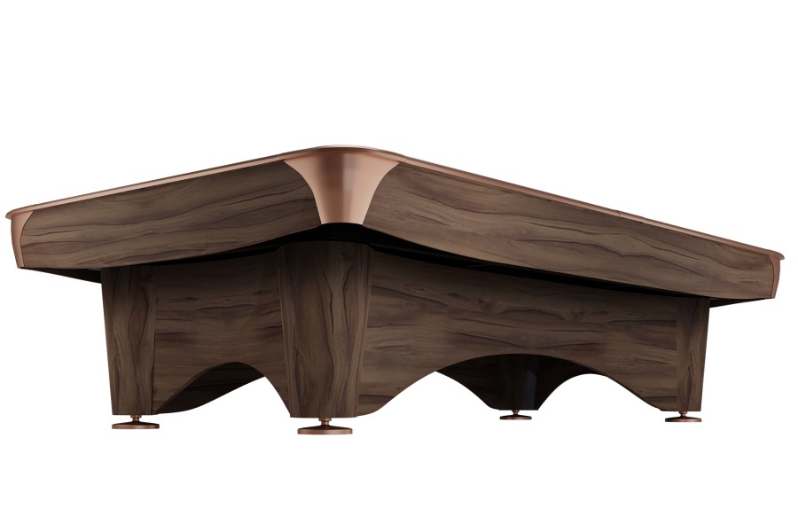 Billardtisch, Pool, Dynamic III, 8 ft. (Fuß), modern-braun, Simonis 860 elektrikblau – Bild 8