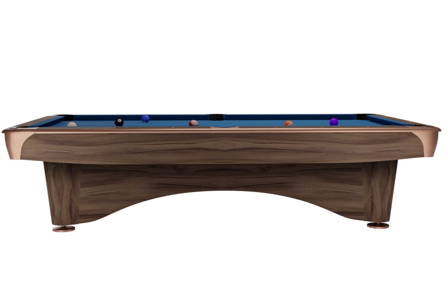 Billardtisch, Pool, Dynamic III, 8 ft. (Fuß), modern-braun, Simonis 860 elektrikblau – Bild 6
