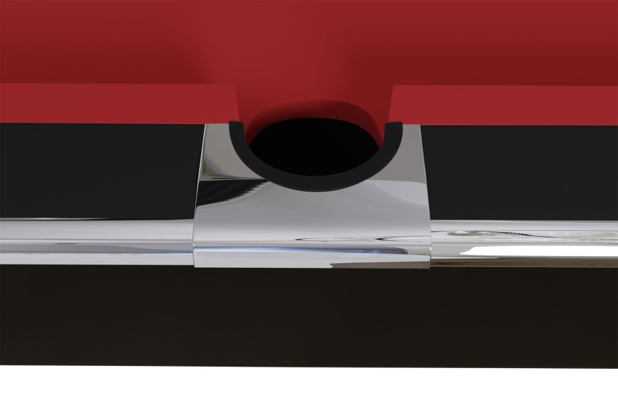 Billardtisch, gebraucht, Pool, Dynamic III, 9 ft. (Fuß), schwarz, Simonis 760 puderblau – Bild 7