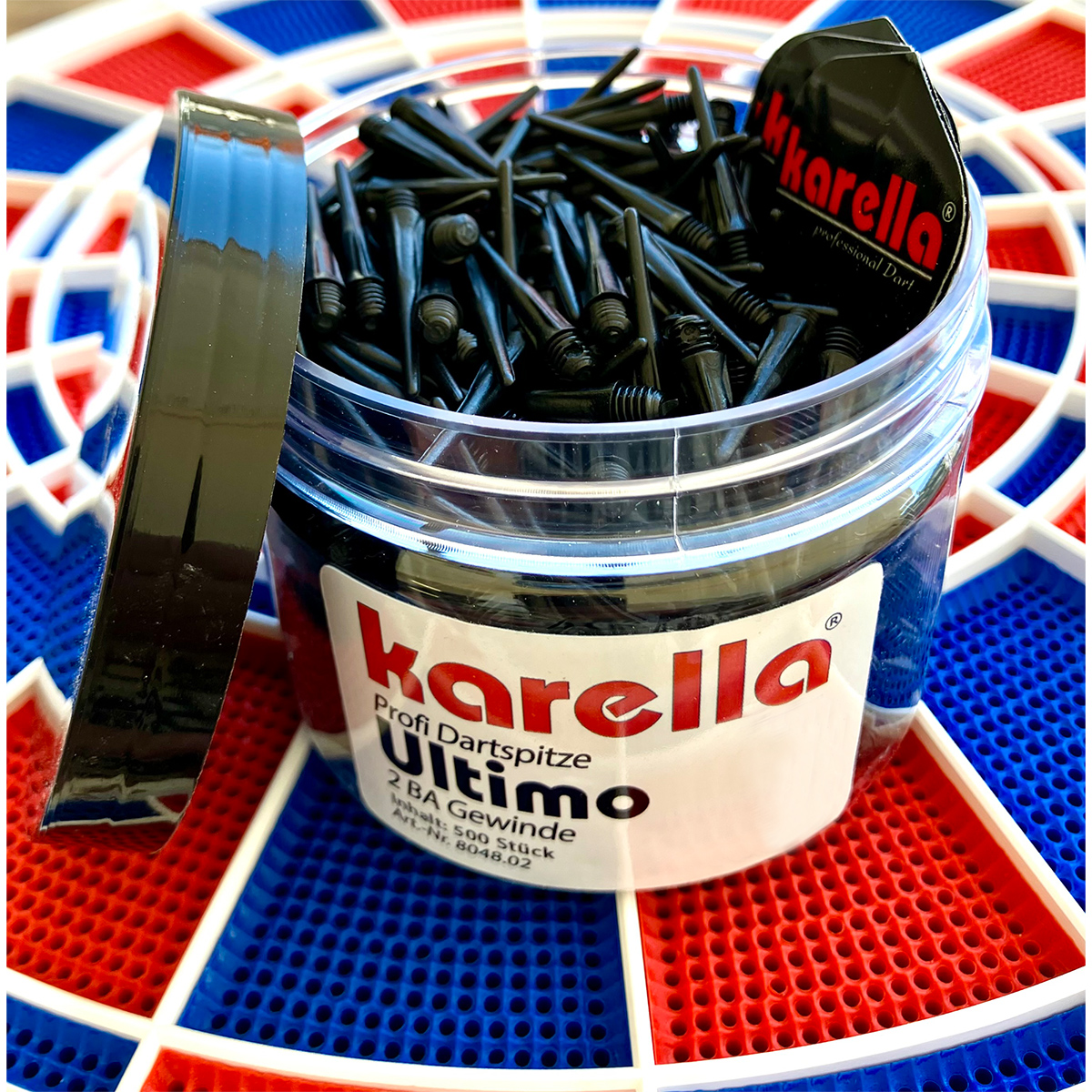 Karella - Dartspitzen soft Ultimo 500 St. in Dose 2BA Gewinde – Bild 7