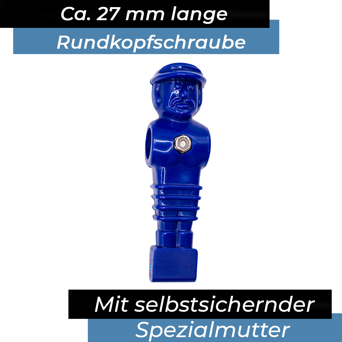 Bandito - Kickerfigur MasterCup Komplettset inkl Schrauben/Muttern (2x11St.) – Bild 5