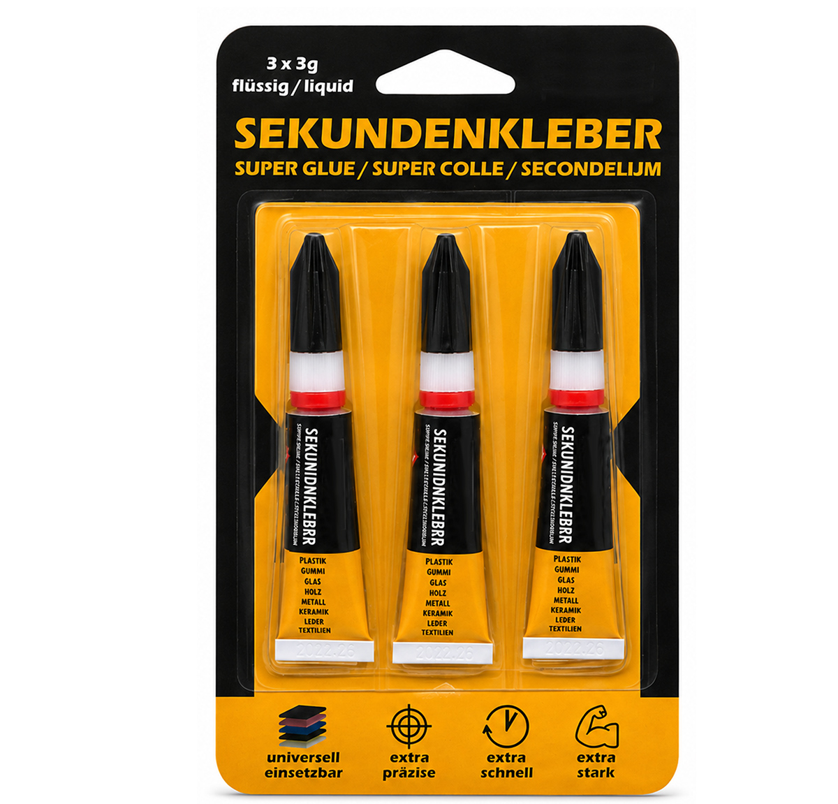 Lederkleber für Billard-Queuespitze Klebstoff für Klebeleder 3x3g – Bild 6