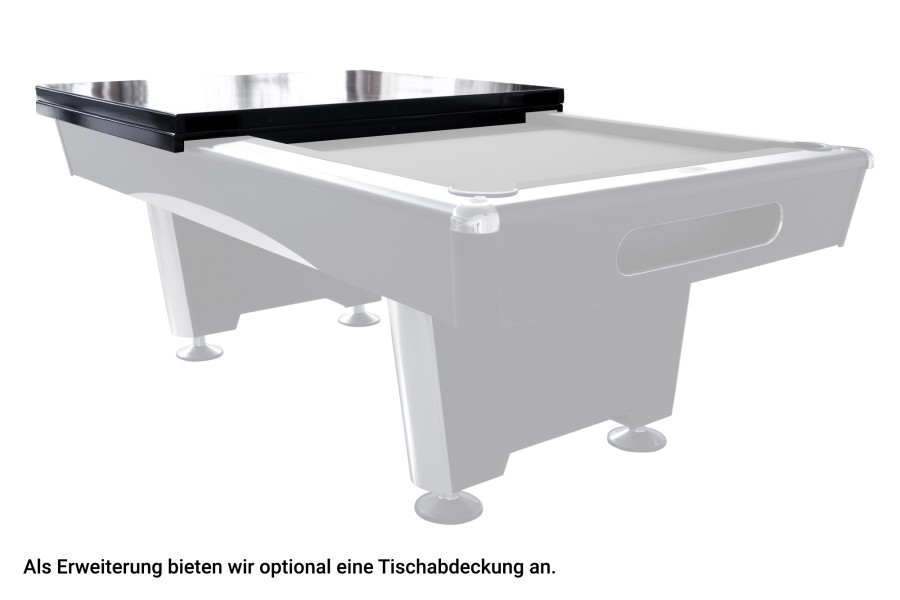Billardtisch, Pool, Eliminator, 8 ft. (Fuß), schwarz, burgundy Tuch – Bild 7