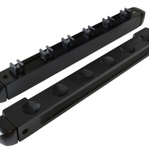 Queue-Wandhalter, Roman, 40 cm, für 6 Billardqueues, schwarz