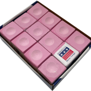 Billard-Kreide, Silver Cup, fuchsia, 12er Pack