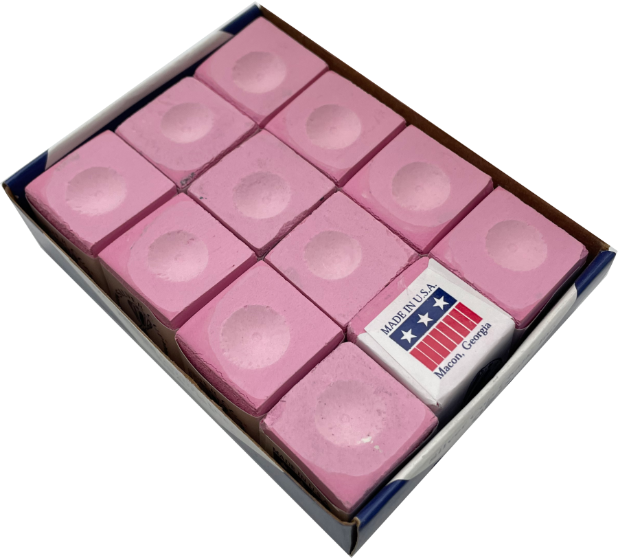 Billard-Kreide, Silver Cup, fuchsia, 12er Pack