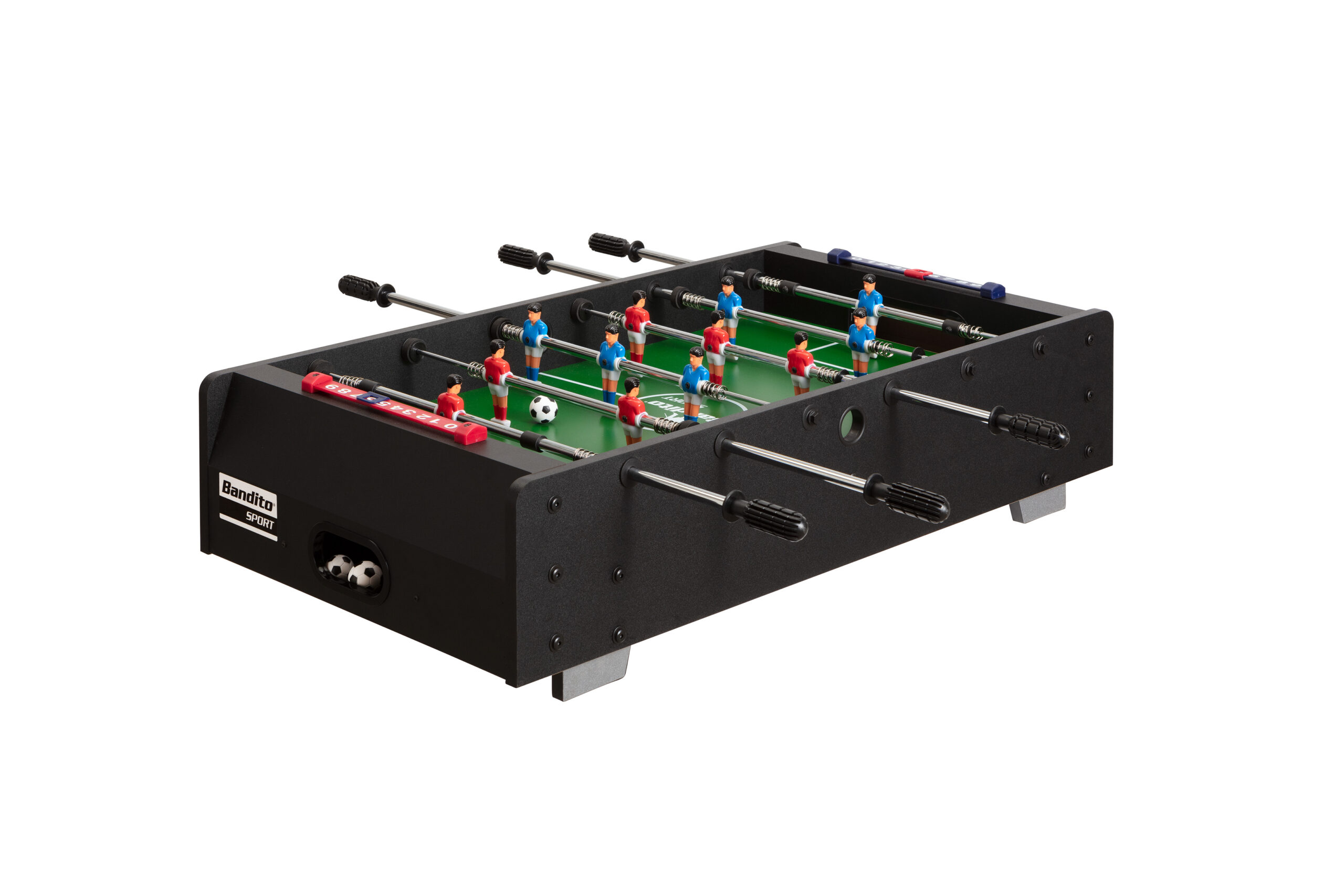 Bandito - Mini-Kicker mit Teleskopstangen Tischaufleger 94 x 51 x 23 cm schwarz