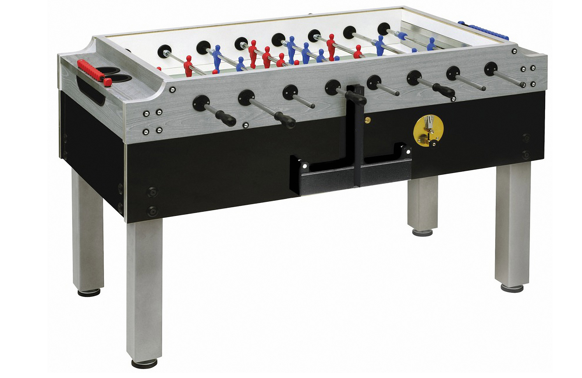 Garlando - Tischkicker Olympic Silver Münz/Glas 1,- € PR