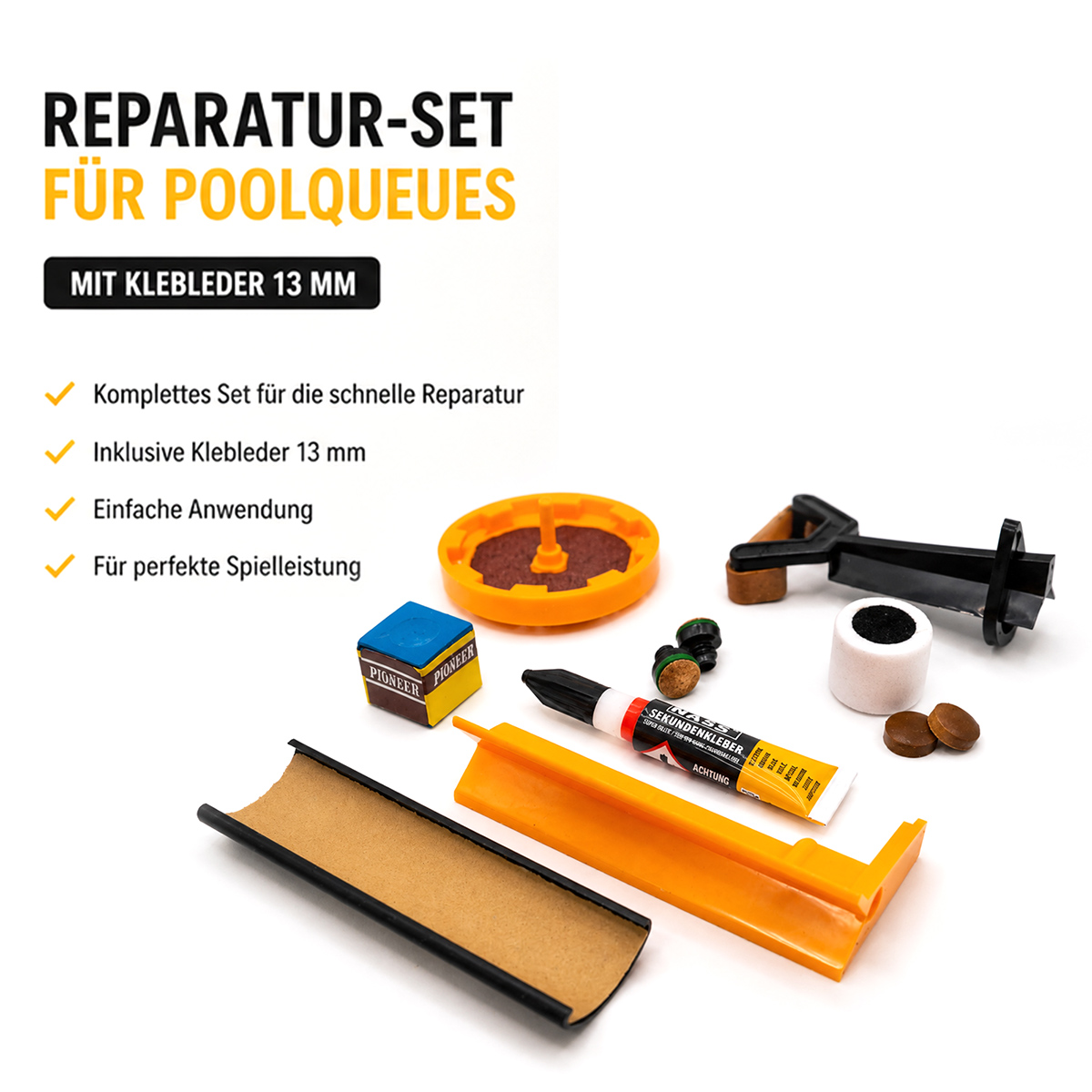 Reparaturset Universal für Klebeleder – Bild 2