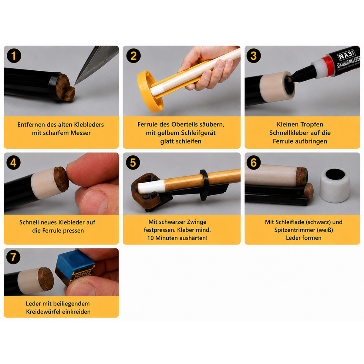 Reparaturset Universal für Klebeleder – Bild 3