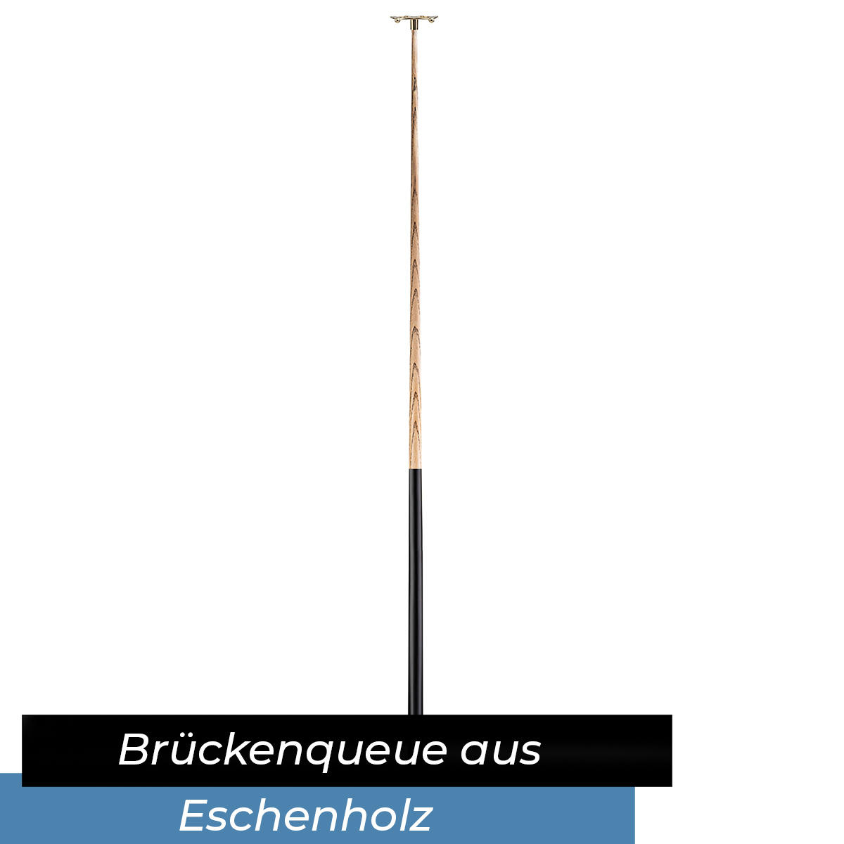 Brückenqueue zweiteilig 145 cm - chrom hoch – Bild 2