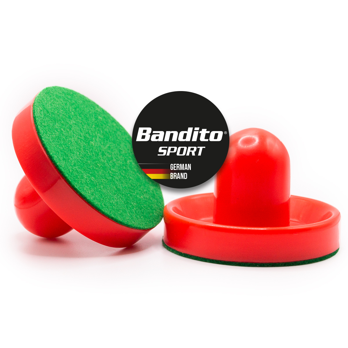 Bandito - Airhockey Pusher Standard 95 mm Set (4St. + 4 Filz) – Bild 2