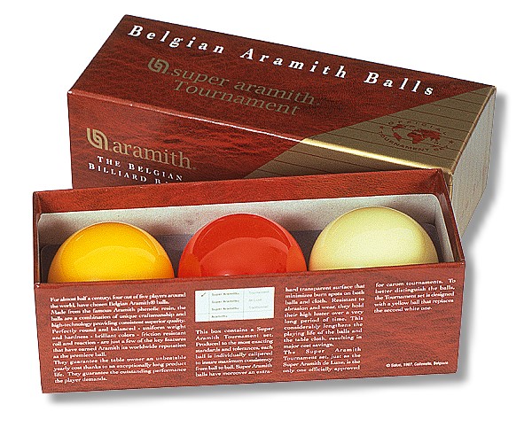 Kugeln Carom Super Aramith Tournament 61,5 mm