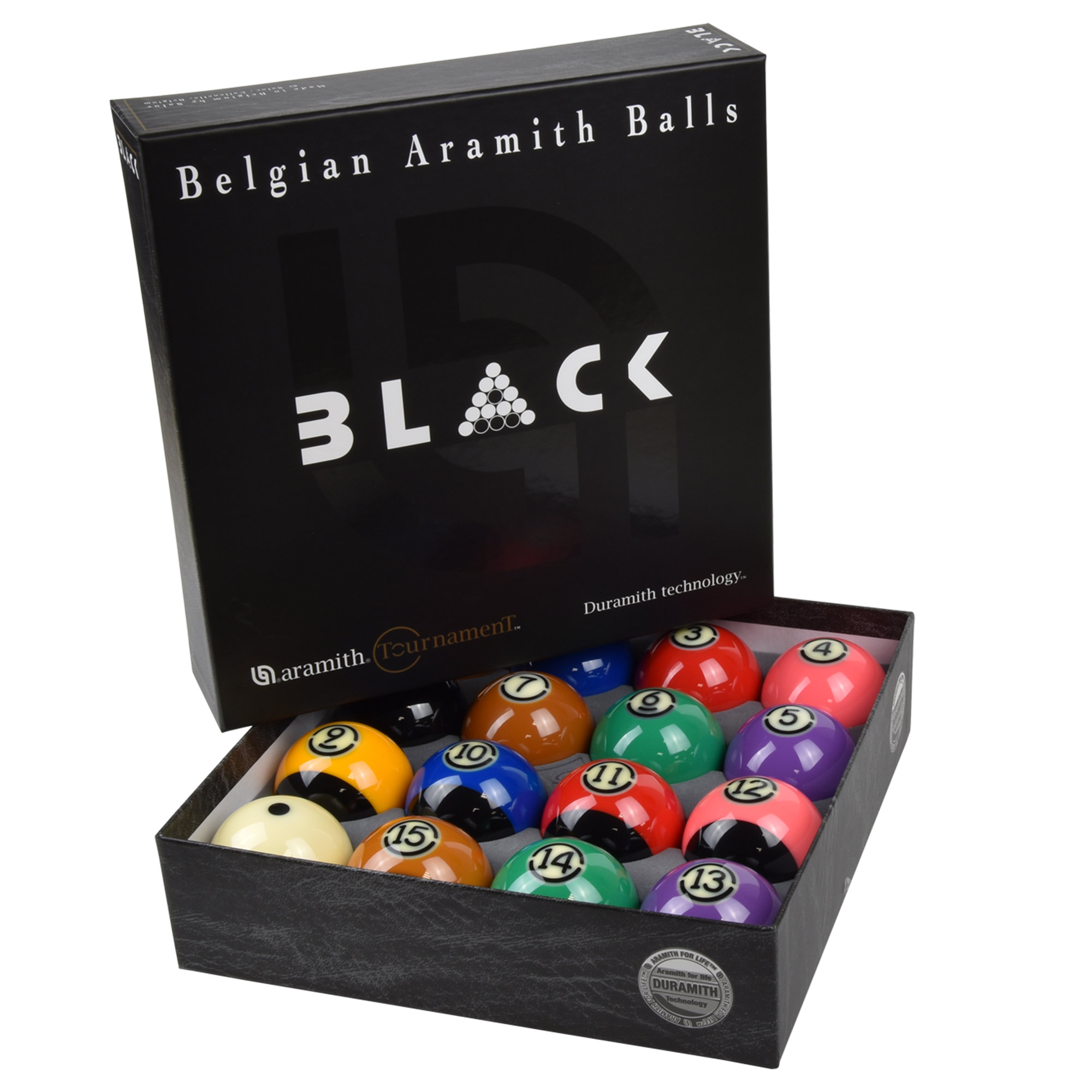 Kugeln Pool Duramith Tournament Black TV 57,2 mm