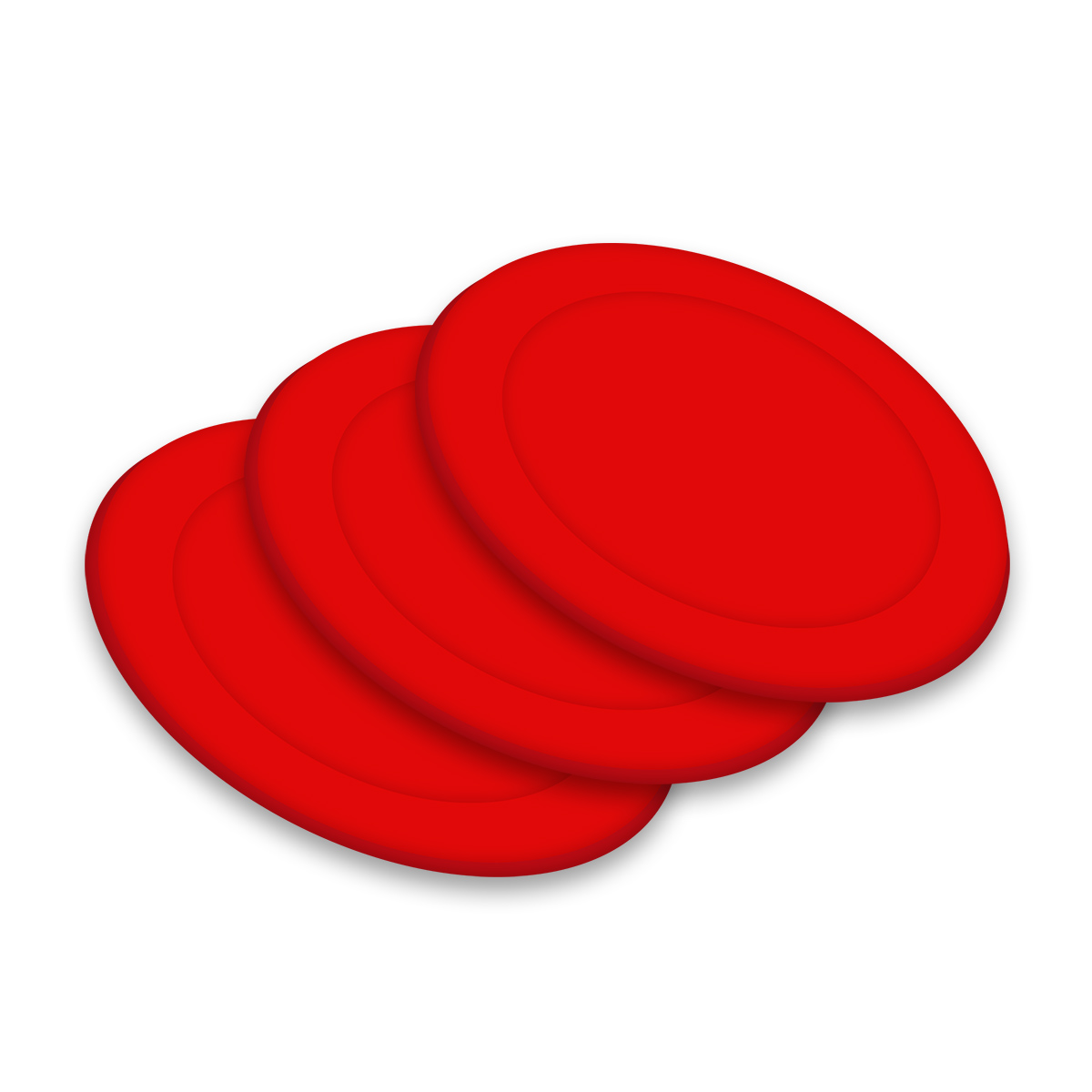Airhockey Puck Low Noise 70 mm Set (3St.) – Bild 5