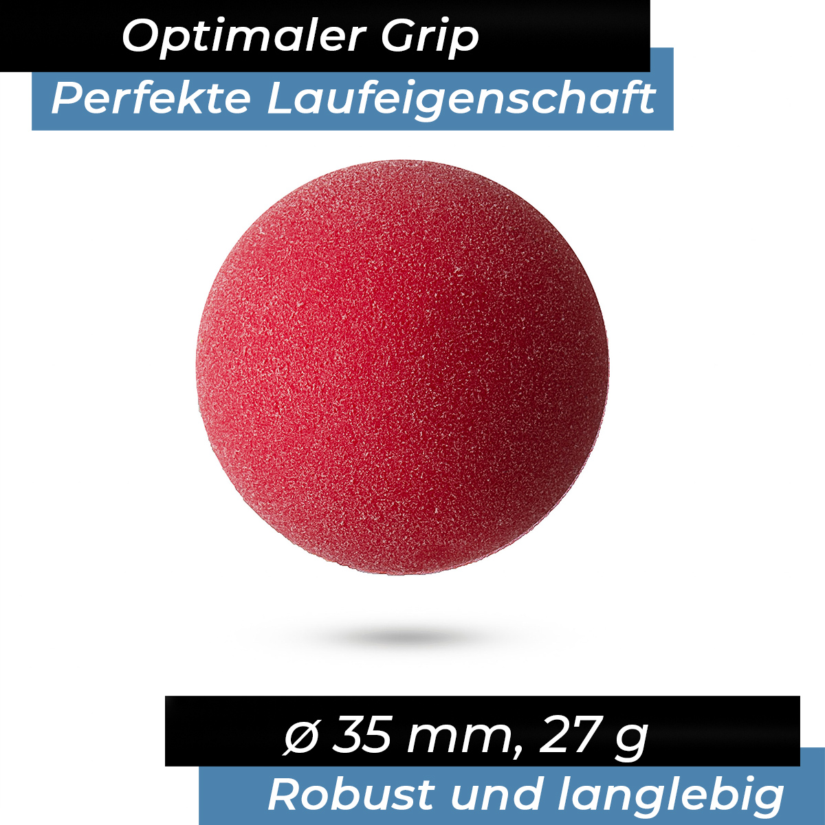 Bandito - Kickerball Bomber rot 35 mm Set (3 St.) – Bild 2