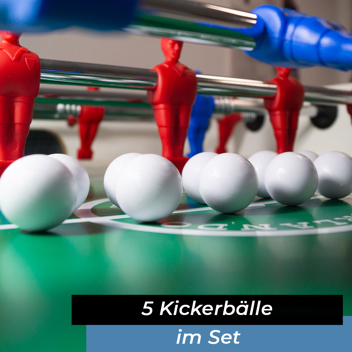 Bandito - Kickerball Universal weiß, glatt und schnell 33mm, 20g. Set mit 5 St. – Bild 4