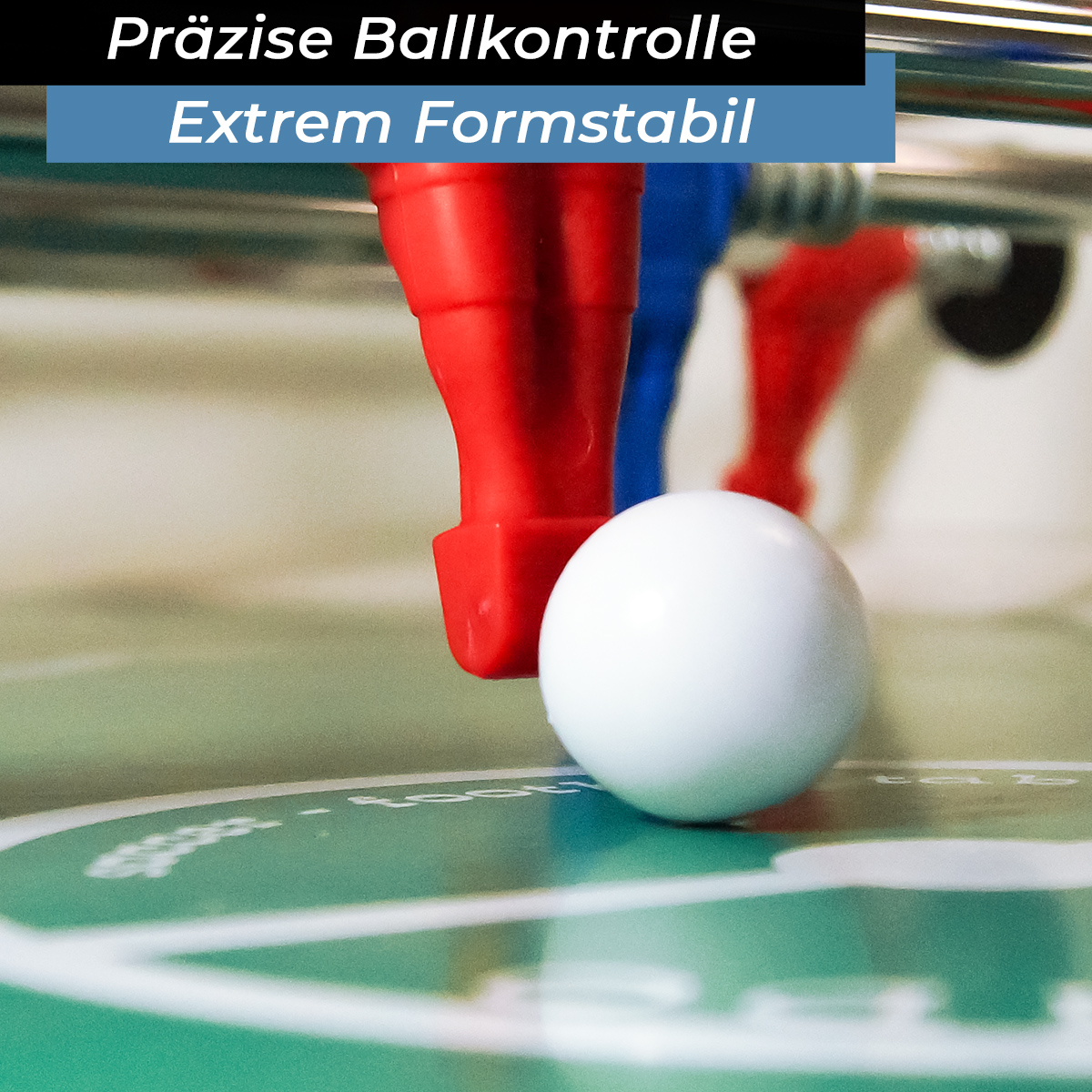 Bandito - Kickerball Universal weiß, glatt und schnell 33mm, 20g. Set mit 5 St. – Bild 5
