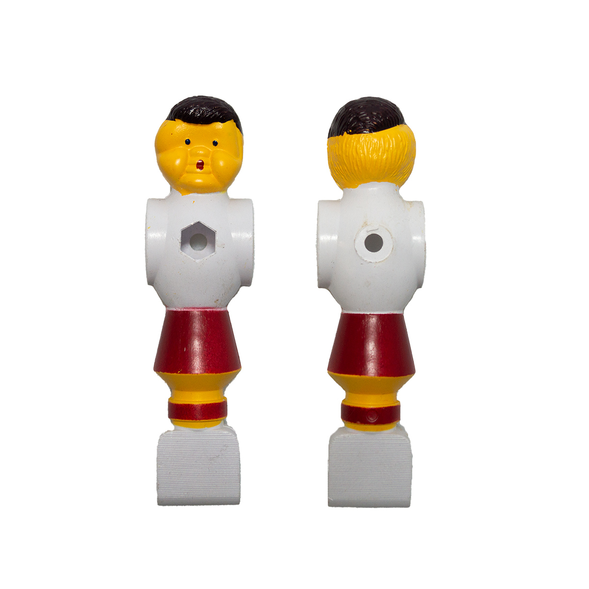 Bandito - Kickerfigur Champion weiß/rot für 16 mm Kickerstangen