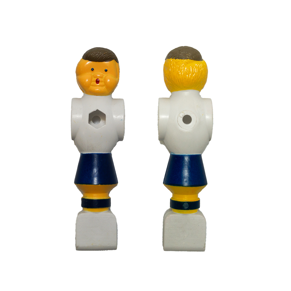 Bandito - Kickerfigur Champion weiß/blau für 16 mm Kickerstangen (11 St.) – Bild 3