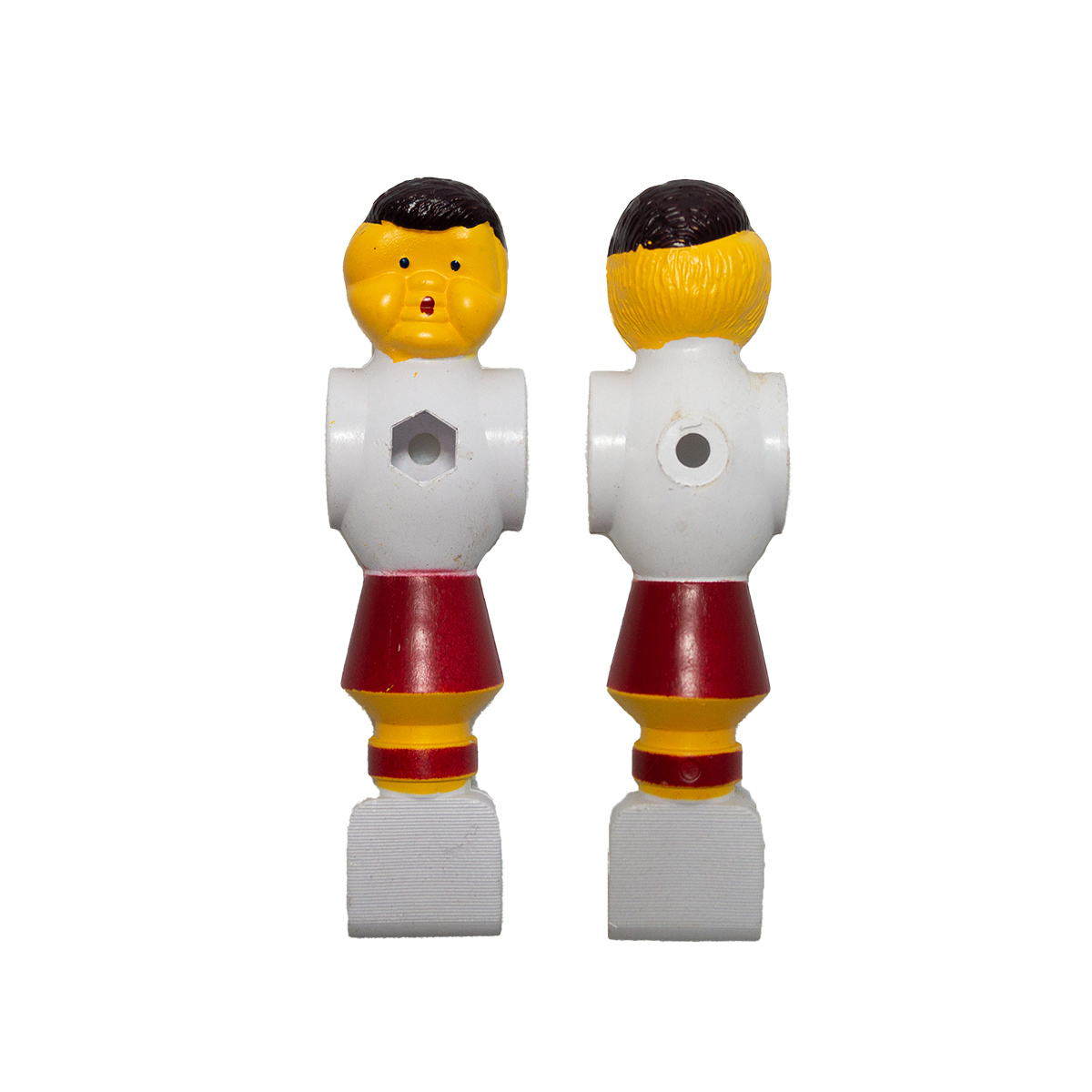 Bandito - Kickerfigur Champion weiß/rot für 16 mm Kickerstangen (11St.) – Bild 3