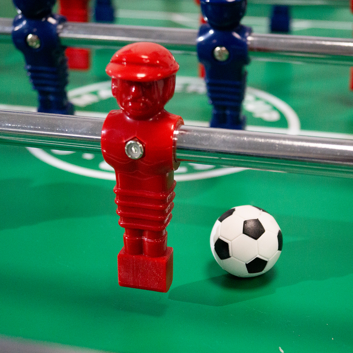 Bandito - Kickerfigur MasterCup rot für 16 mm Kickerstangen (1 St.) – Bild 4