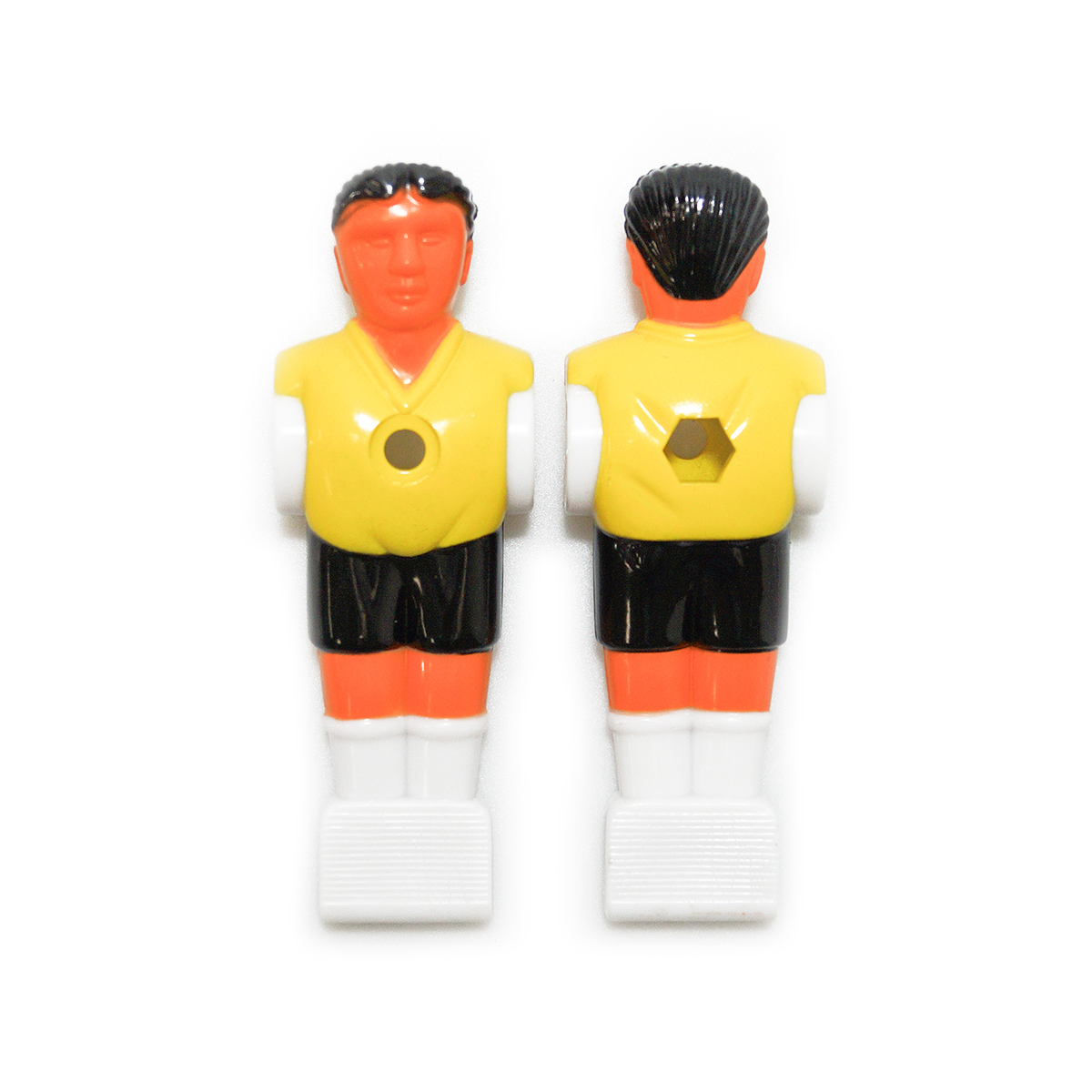 Bandito - Kickerfigur Profi gelb/schwarz für 16 mm Kickerstangen (11 St.) – Bild 3
