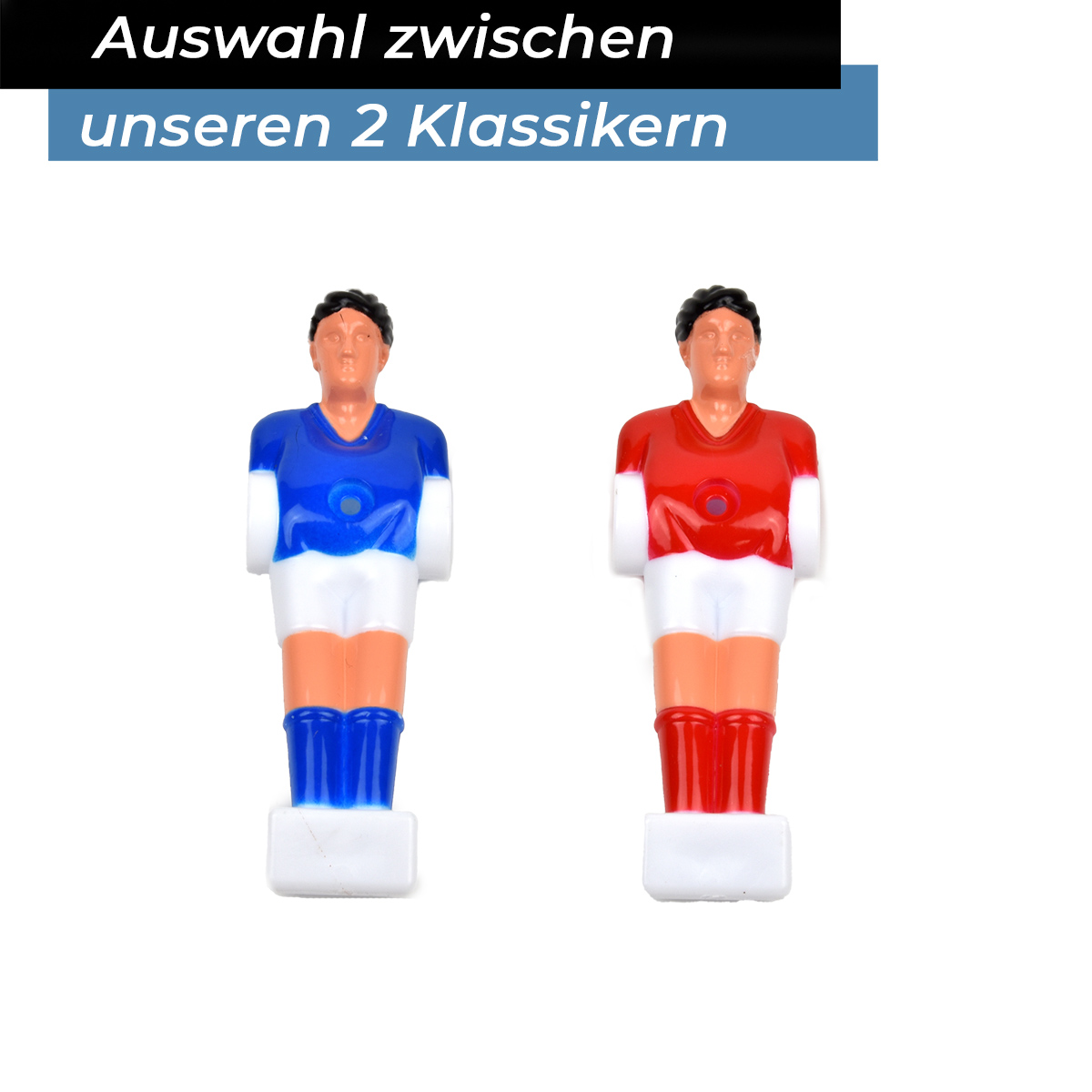 Bandito - Kickerfigur Hobby blau für 13 mm Kickerstangen (1 St.) – Bild 2