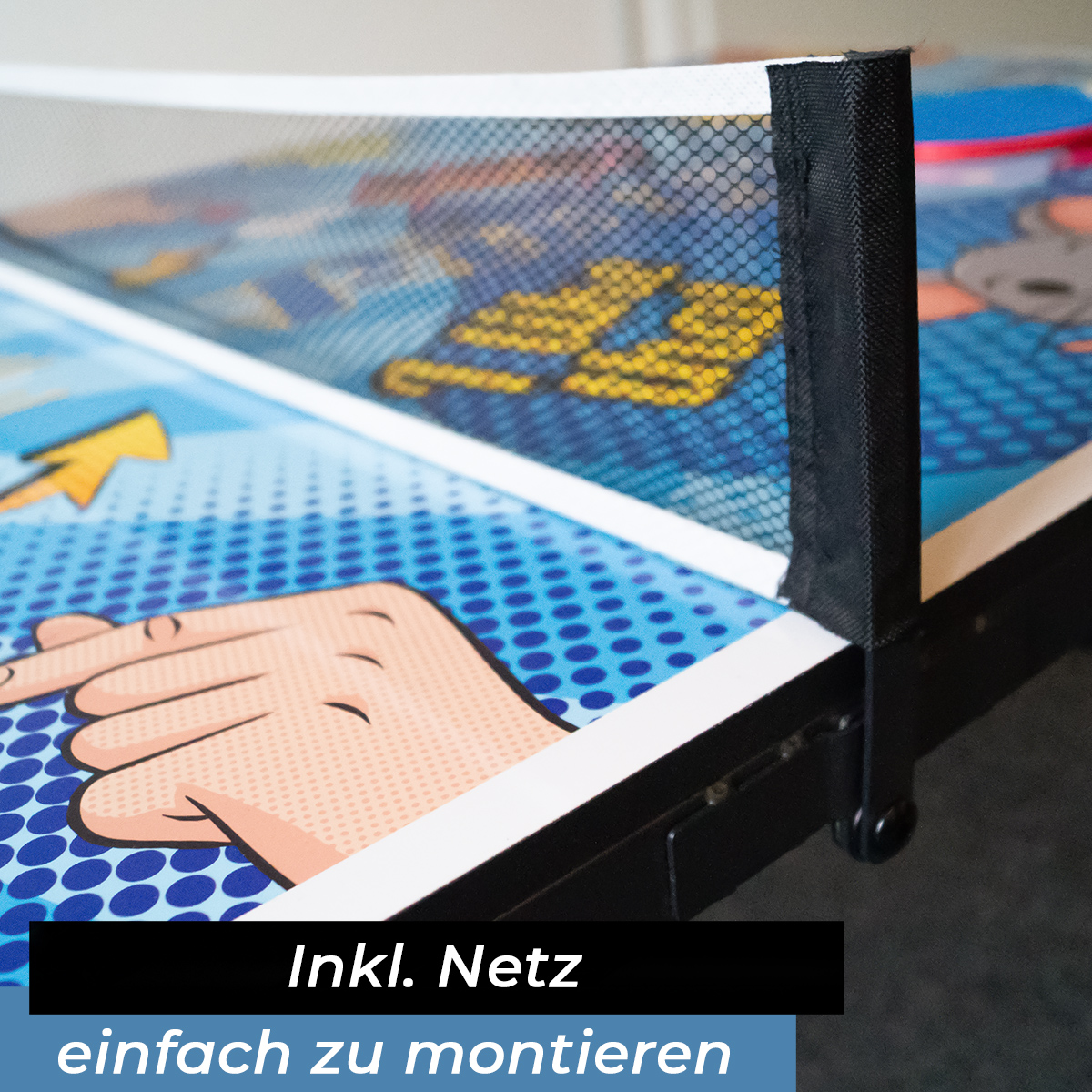 Bandito – Tischtennisplatte Compact - Comic Style, klappbar – Bild 4