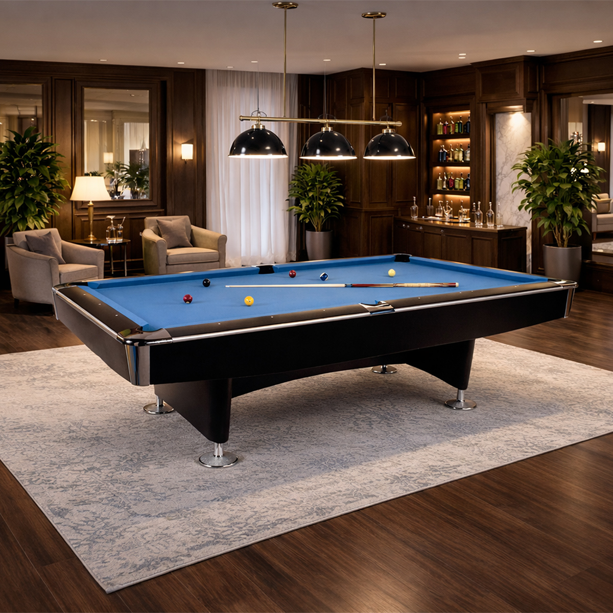 Billardtisch Club Master 8 ft. Schwarz – Bild 8