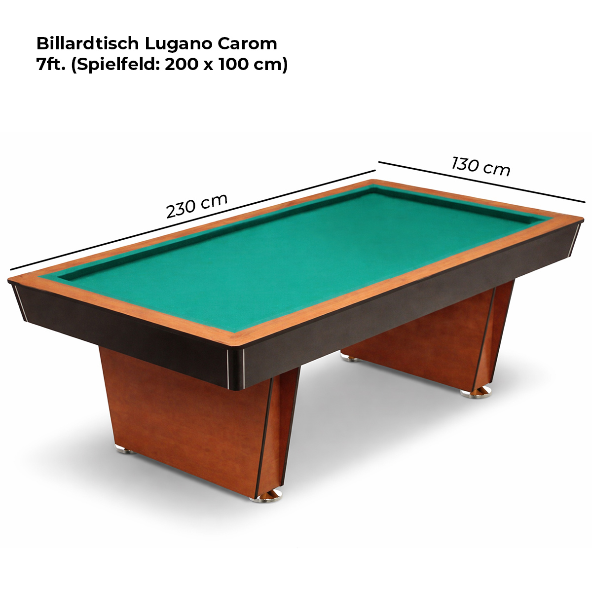 Billardtisch Lugano Carom 7 ft. – Bild 3