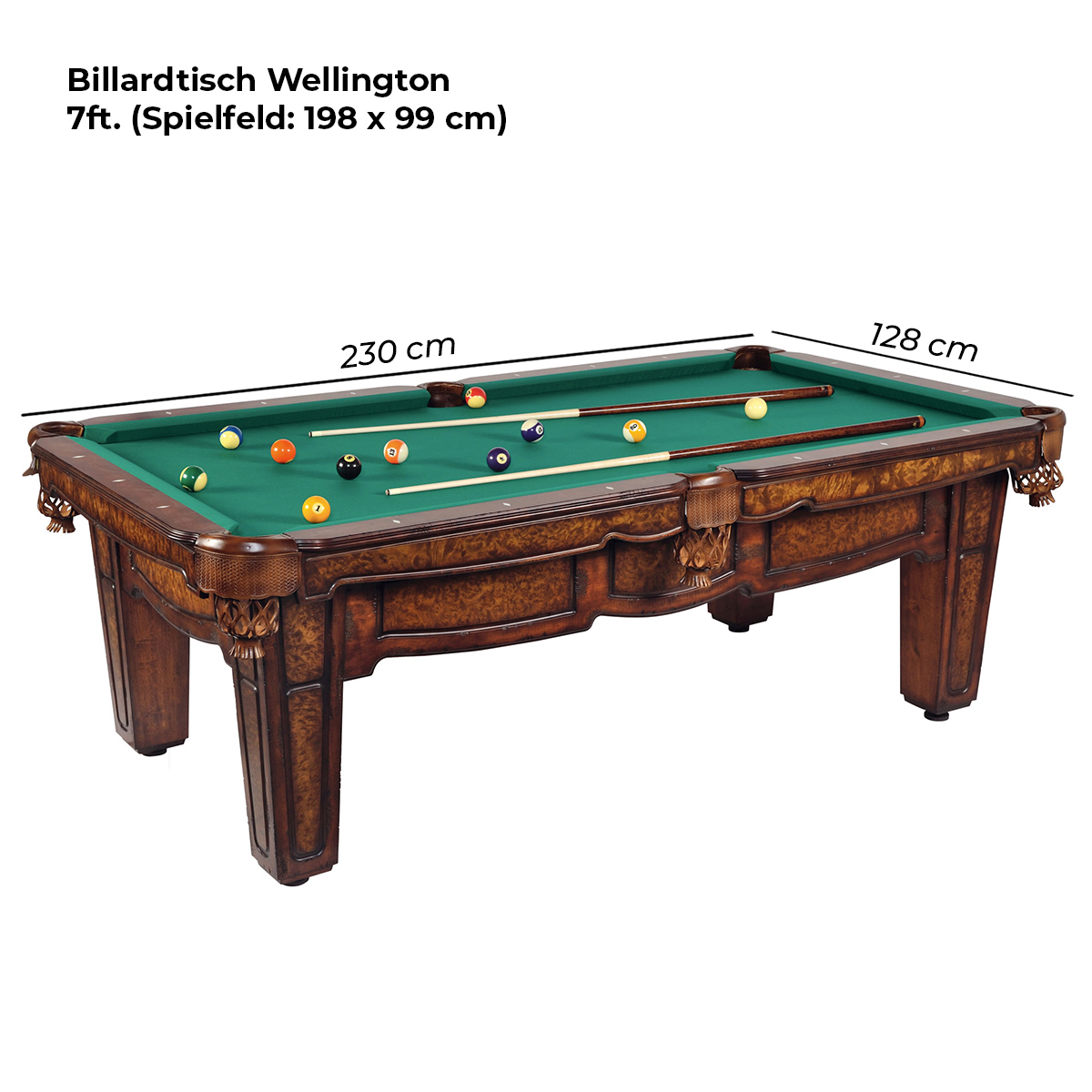 Billardtisch Wellington 7 ft. – Bild 7