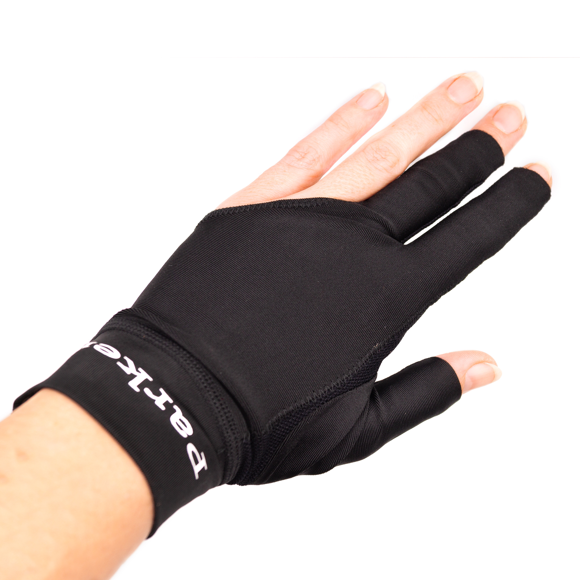 J. Parker - Billardhandschuh fingerless schwarz – Bild 3