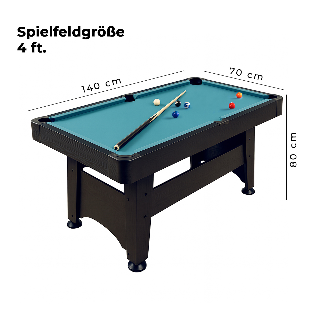 Billardtisch Chicago 4 ft. – Bild 4