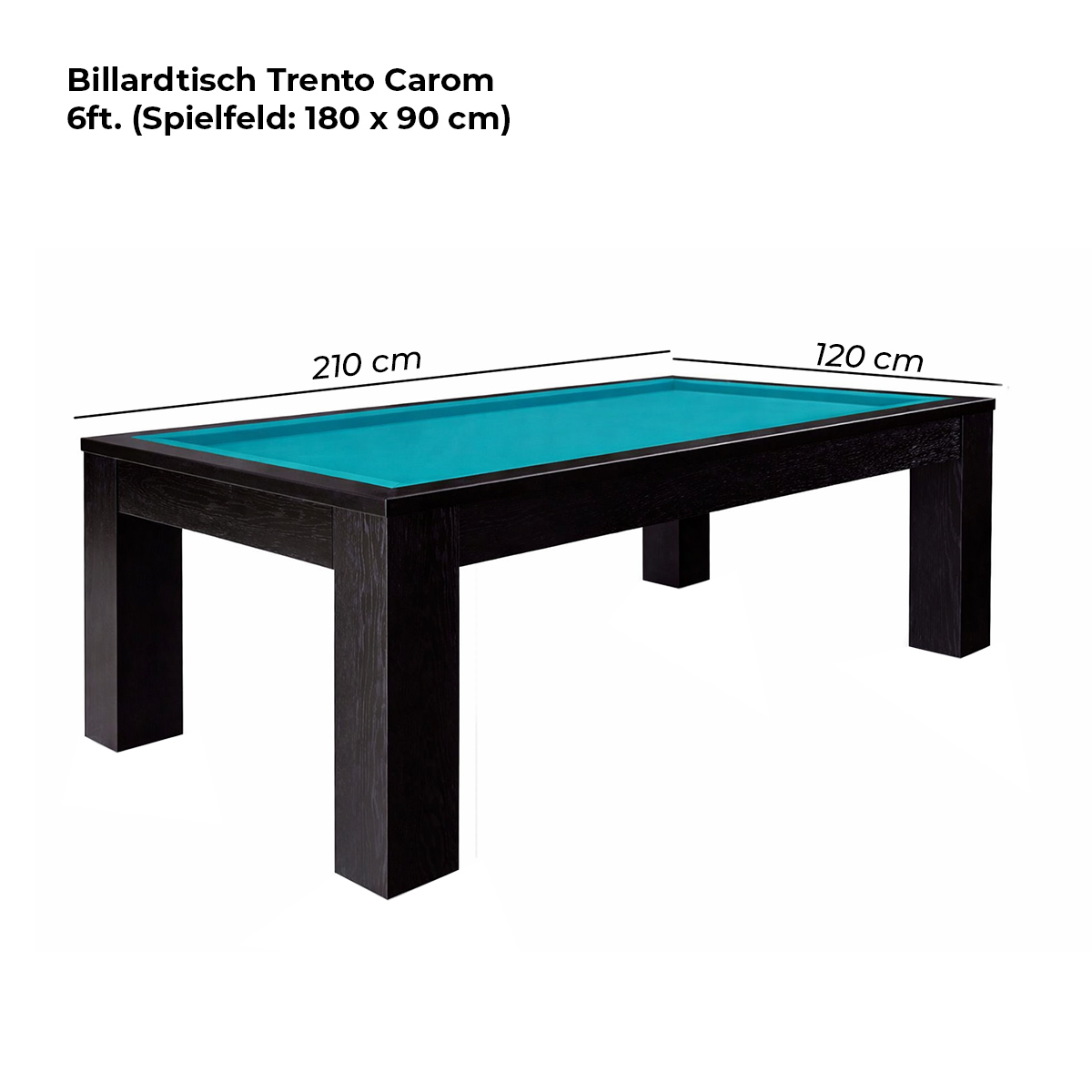 Billardtisch Trento Carom 6 ft. – Bild 3