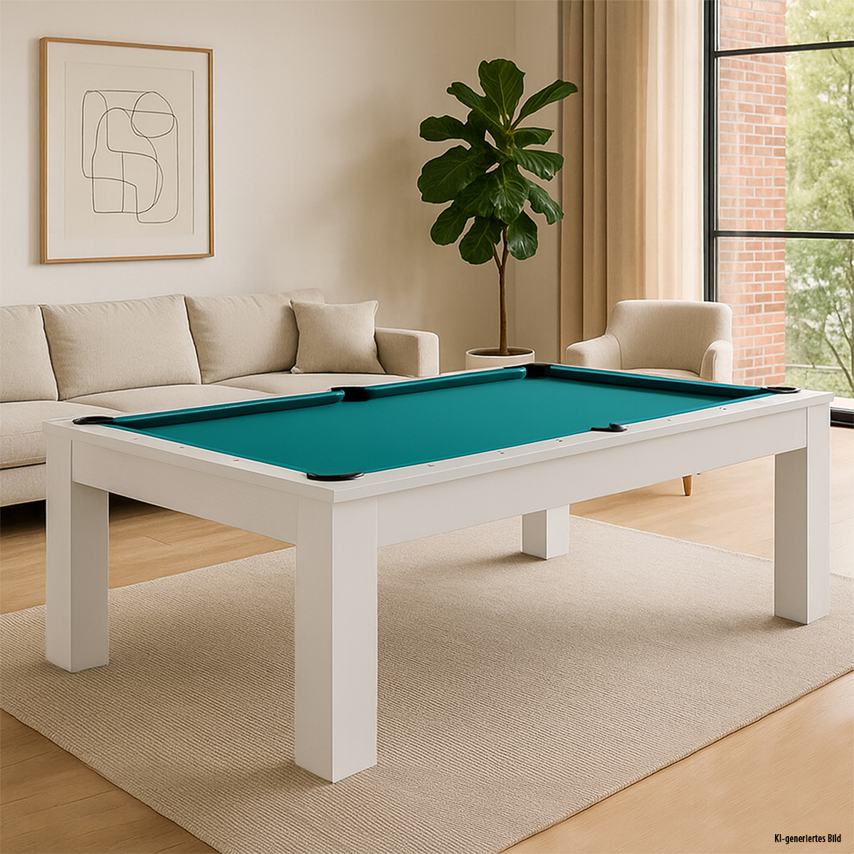 Billardtisch Trento 8 ft. nobless-white – Bild 5